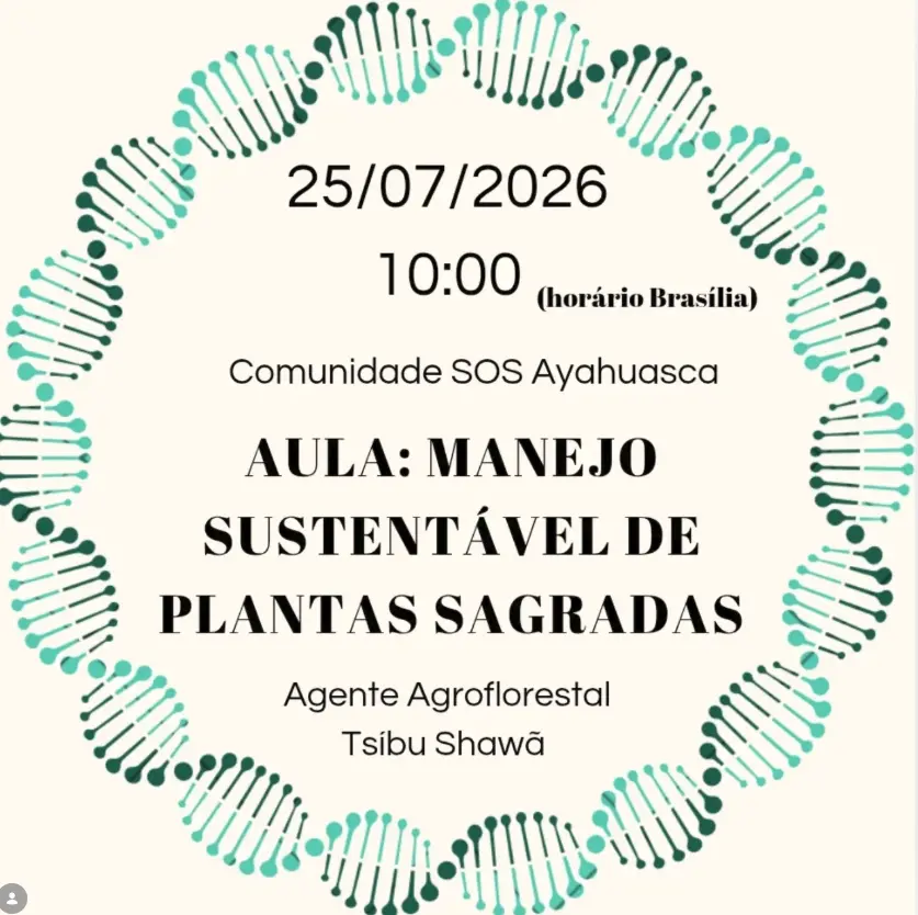 Aula Manejo Sustentável de Plantas Sagradas